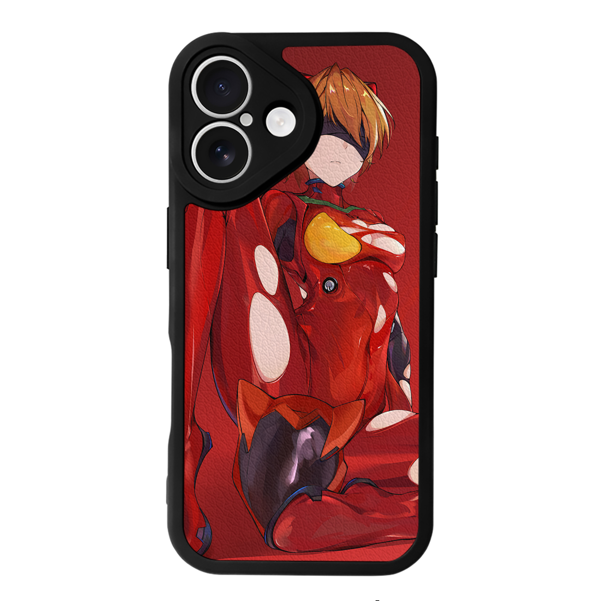 （画像用） EVA 新世紀エヴァンゲリオン 【iPhone 16シリーズ対応】シリコンスマホケース（レザー調） 材質：シリコン